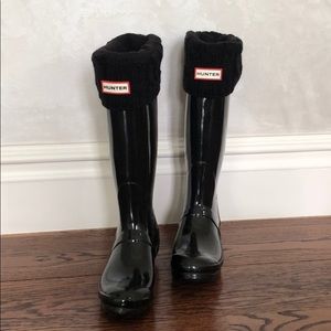 Black Hunter rain boots *never wore before*